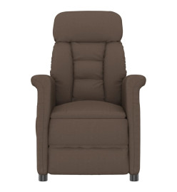 Fauteuil de massage électrique Marron Similicuir daim