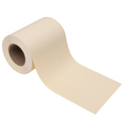 Écran d'intimité de jardin PVC 35x0,19 m Crème