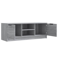 Meuble TV Sonoma gris 102x35x36,5 cm Bois d'ingénierie