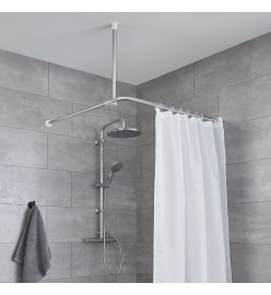 Kleine Wolke Tringle de rideau de douche universelle 3 tailles Chrome