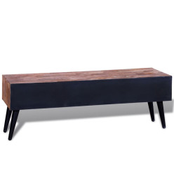 Table console TV avec 4 tiroirs Bois de teck recyclé