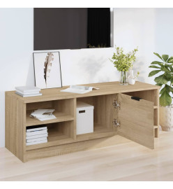 Meuble TV Chêne sonoma 102x35,5x36,5 cm Bois d'ingénierie