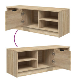 Meuble TV Chêne sonoma 102x35,5x36,5 cm Bois d'ingénierie