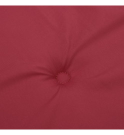 Coussins de chaise à dossier haut lot de 6 rouge bordeaux