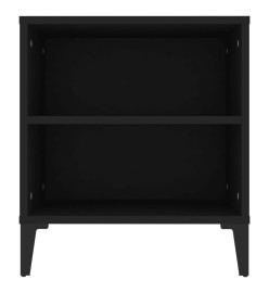 Meuble TV Noir 102x44,5x50 cm Bois d'ingénierie