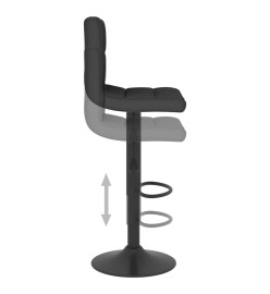 Tabouret de bar Noir Tissu