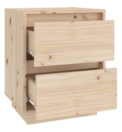 Tables de chevet 2 pcs 40x35x50 cm Bois de pin solide