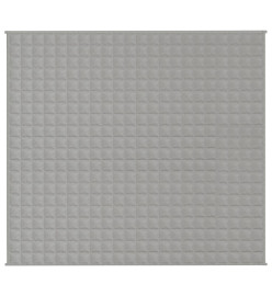 Couverture lestée Gris 200x225 cm 13 kg Tissu