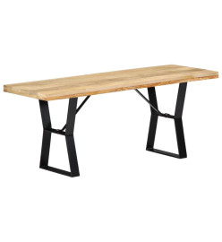 Banc 110 cm Bois de manguier massif