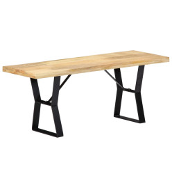 Banc 110 cm Bois de manguier massif