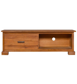 Meuble TV 112x30x37 cm Bois de teck massif