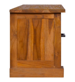 Meuble TV 112x30x37 cm Bois de teck massif