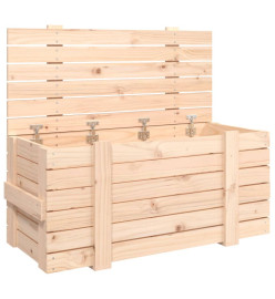 Boîte de rangement 91x40,5x42 cm Bois massif de pin