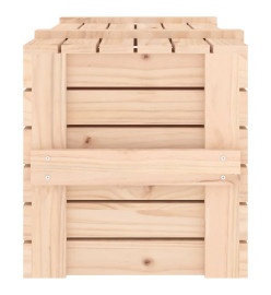 Boîte de rangement 91x40,5x42 cm Bois massif de pin