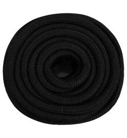 Corde de travail Noir 20 mm 100 m Polyester