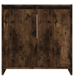 Armoire de bain Chêne fumé 60x33x61 cm Bois d'ingénierie