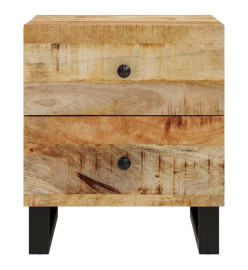 Table de chevet 40x33x46 cm Bois de manguier solide