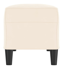 Banc Crème 100x35x41 cm Velours