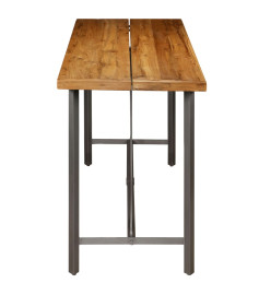 Table de bar Teck recyclé massif 150 x 70 x 106 cm