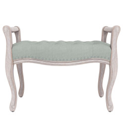 Banc Gris clair 80x45x60 cm Velours