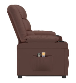 Fauteuil de massage Marron Similicuir