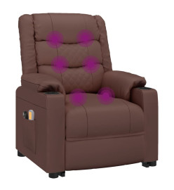 Fauteuil de massage Marron Similicuir