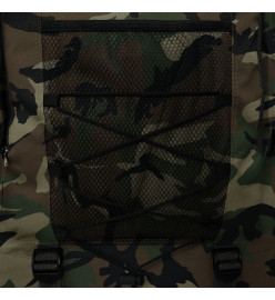 Sac à dos en style d'armée XXL 100 L Camouflage