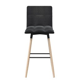 Tabouret de bar Noir Tissu