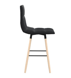 Tabouret de bar Noir Tissu