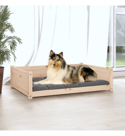 Lit pour chien 95,5x65,5x28 cm Bois de pin solide