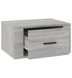 Tables de chevet murales 2 pcs Sonoma gris 50x36x25 cm