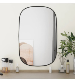 Miroir mural Noir 70x45 cm