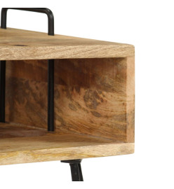 Table de chevet Bois de manguier massif 40 x 34 x 47 cm