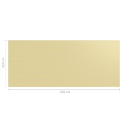 Tapis de tente 250x600 cm Beige