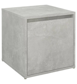 VidaXL Tiroir boîte Gris béton 40,5x40x40 cm Bois d'ingénierie