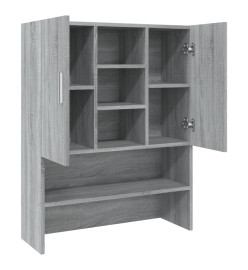 Armoire pour machine à laver Sonoma gris Bois d'ingénierie