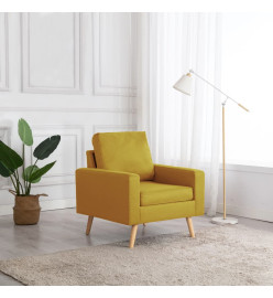 Fauteuil Jaune Tissu