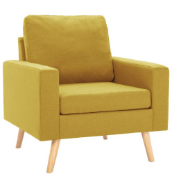 Fauteuil Jaune Tissu