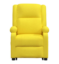 Fauteuil jaune tissu