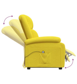 Fauteuil jaune tissu