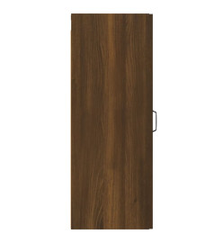 Armoire murale Chêne marron 34,5x34x90 cm Bois d'ingénierie