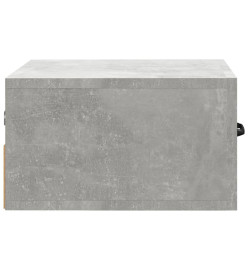 Tables de chevet murales 2 pcs Gris béton 35x35x20 cm