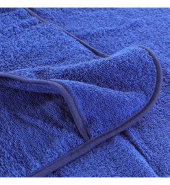 Serviettes de plage 2 pcs bleu royal 75x200 cm tissu 400 GSM