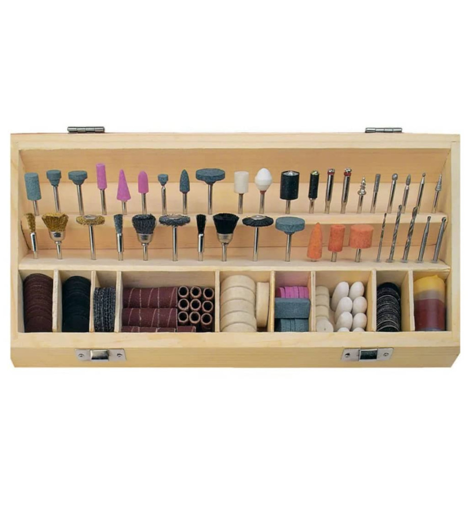 Brüder Mannesmann Kit d'accessoires de mini meuleuse 200 pièces