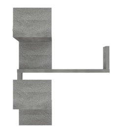 Étagères d'angle murales 2 pcs Sonoma gris 40x40x50 cm Bois