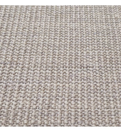 Tapis Sisal naturel 80x300 cm Sableux