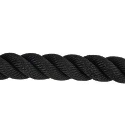 Corde de combat noir 12 m 9 kg polyester