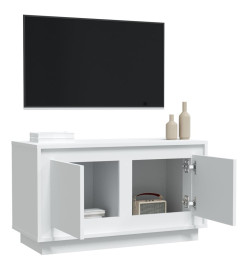 Meuble TV blanc 80x35x45 cm bois d'ingénierie