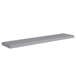 Étagère murale flottante Gris 120x23,5x3,8 cm MDF