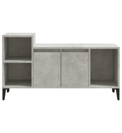 Meuble TV Gris béton 100x35x55 cm Bois d'ingénierie